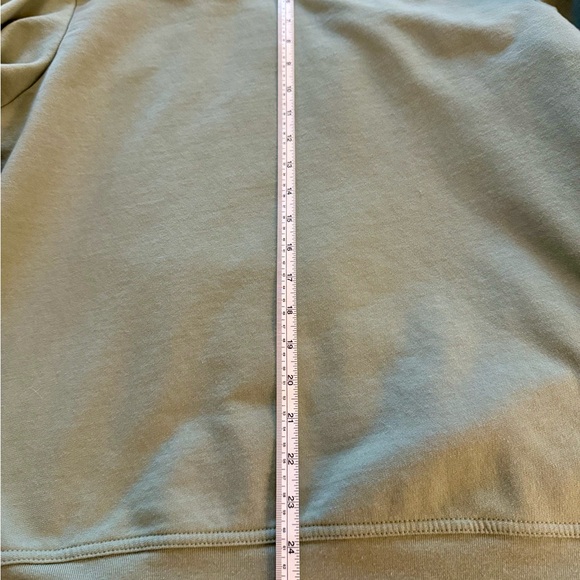 GAP Women's Pull-on Crewneck Logo Sweatshirt “Gasoline Green” - Picture 6 of 7